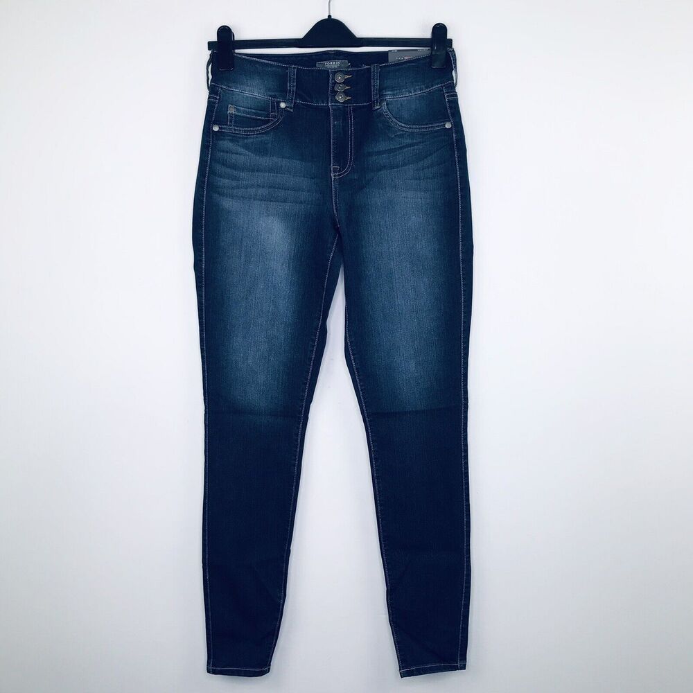 Torrid Women 10XT Jeggings Feel The Fit Super Stretch High Rise Whiskered NWT G
